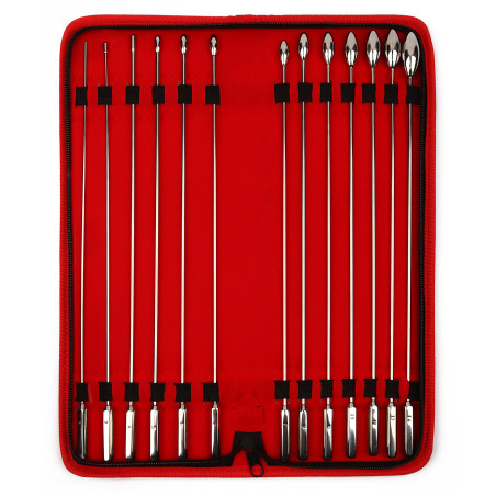 Pack de 13 Tiges d'urètre OVALUND BUD avec diamètre 2-14 mm