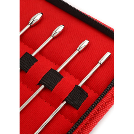 Pack de 8 Tiges d'urètre ROSUND BUD 26 cm de Mr Steel