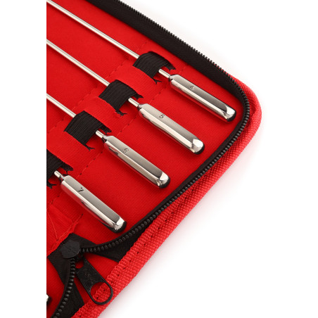 Pack de 8 Tiges d'urètre ROSUND BUD 26 cm de Mr Steel