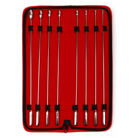 Pack de 8 Tiges d'urètre ROSUND BUD 26 cm de Mr Steel