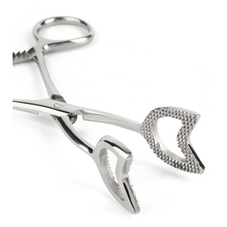Pince Bdsm CUBE TONG avec extrémité en V 15 cm