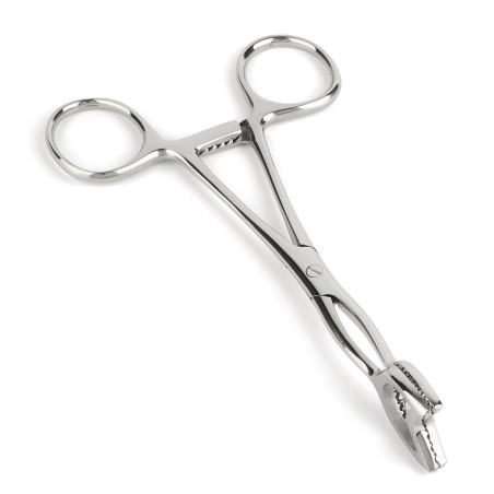 Pince Bdsm CUBE TONG avec extrémité en V 15 cm