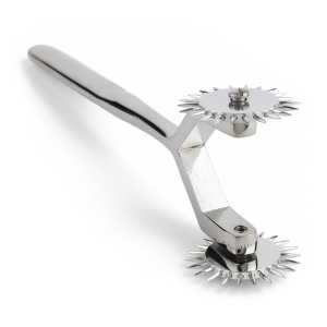 Double roue à picots TWIN WARTENBERG de Mr Steel 17 cm