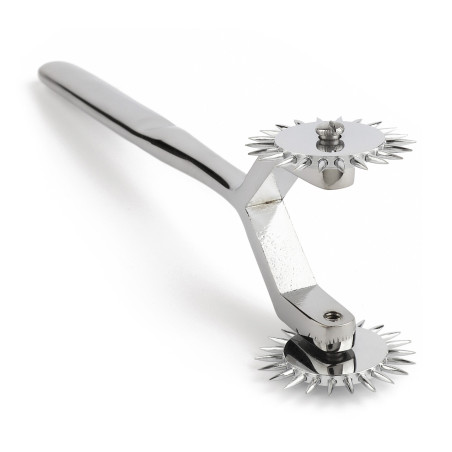 Double roue à picots TWIN WARTENBERG de Mr Steel 17 cm