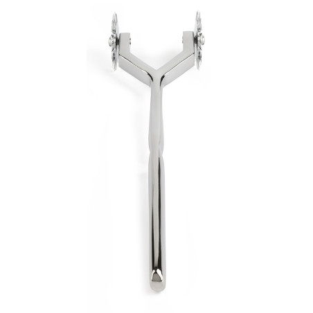 Double roue à picots TWIN WARTENBERG de Mr Steel 17 cm
