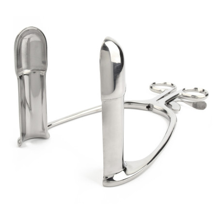 Speculum en métal BARR RECTAL de Mr Steel 7.5 x 9.5 cm