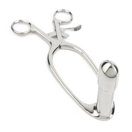 Speculum en métal BARR RECTAL de Mr Steel 7.5 x 9.5 cm