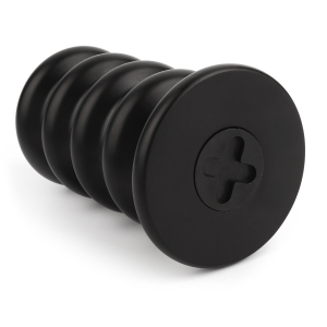 Plug en métal ASS BLASTER M noir de Mr Steel 10 x 5 cm