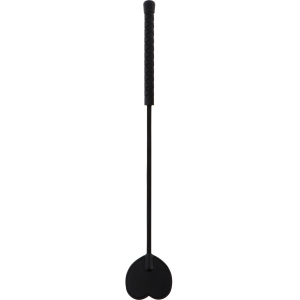 Cravache BLACK HEART 44cm Noir