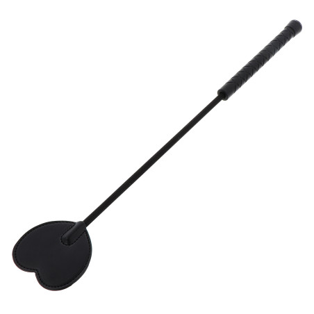 Cravache BLACK HEART 44cm Noir