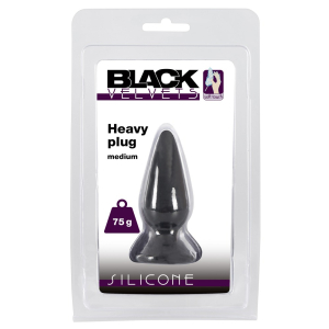 Plug lesté en silicone VELBUTT M de 8 x 3 cm  - 75 grammes