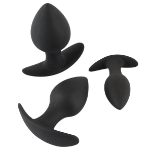Lot de 3 Plugs lestés TRAINER WEIGHT de Black Velvets