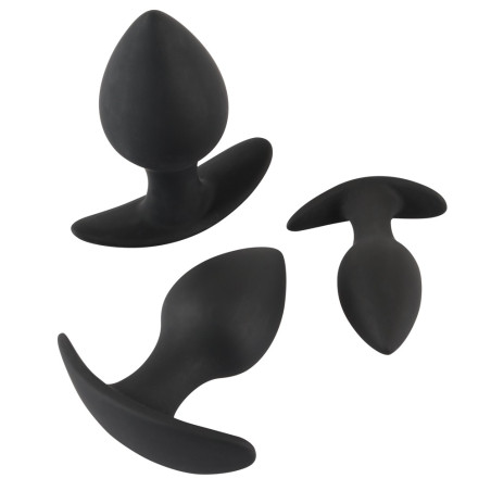 Lot de 3 Plugs lestés TRAINER WEIGHT de Black Velvets