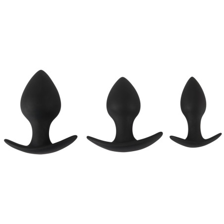 Lot de 3 Plugs lestés TRAINER WEIGHT de Black Velvets