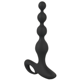 Stimulateur prostatique vibrant BEADS VELVET de 16.5 x 3.5 cm