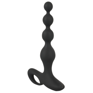 Stimulateur prostatique vibrant BEADS VELVET de 16.5 x 3.5 cm