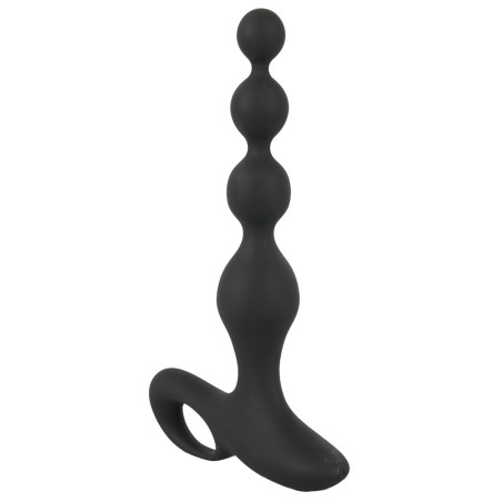 Stimulateur prostatique vibrant BEADS VELVET de 16.5 x 3.5 cm