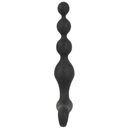 Stimulateur prostatique vibrant BEADS VELVET de 16.5 x 3.5 cm