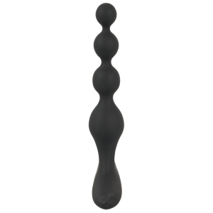 Stimulateur prostatique vibrant BEADS VELVET de 16.5 x 3.5 cm