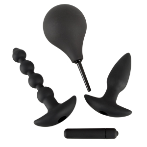 Kit anal VELVET START avec plugs et poire anale
