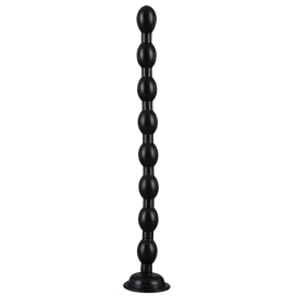 Boules anales longues AEL BEADS 47 cm Noires