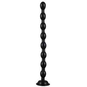 Boules anales longues AEL BEADS 47 cm Noires