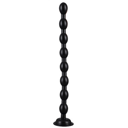 Boules anales longues AEL BEADS 47 cm Noires