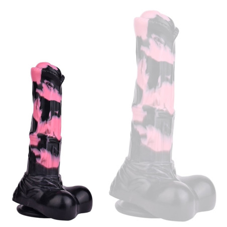 Gode Horse HURULF S 18 x 4.7cm Noir-Rose