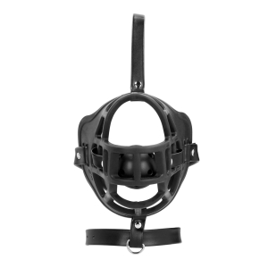 Muselière avec Bâillon-boule MUZZLE GAG Noire