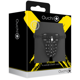 Ceinture de chasteté JOCK BELT Noire de Ouch! 2