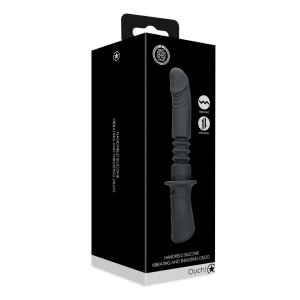 Gode Poignée Va-et-vient VIBS THRUST 18.5 x 4cm Noir