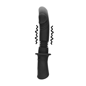 Gode Poignée Va-et-vient VIBS THRUST 18.5 x 4cm Noir