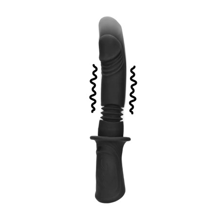 Gode Poignée Va-et-vient VIBS THRUST 18.5 x 4cm Noir