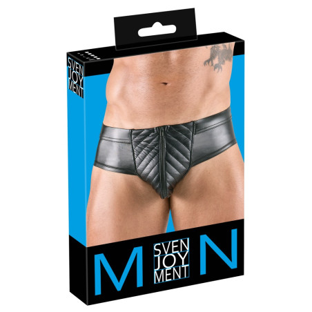 Slip sexy ouvert MATEN Noir