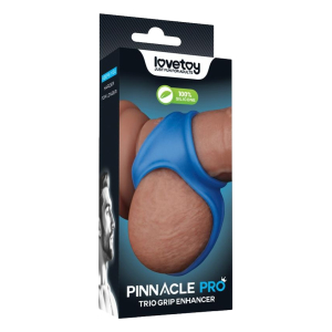 Ballstretcher Silicone TRIO GRIP ENHANCER Bleu
