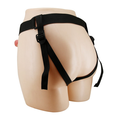 Gode Ceinture Creux STARK 15.5 x 4.5cm Chair rose