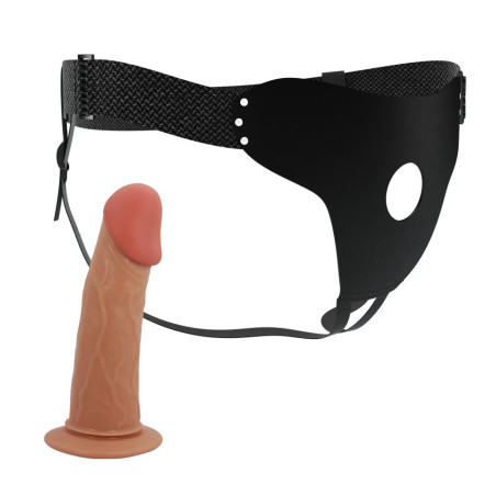 Gode Ceinture Creux STARK 15.5 x 4.5cm Chair rose