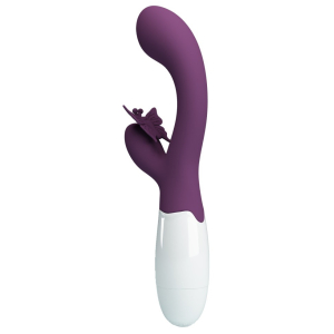 Vibro Rabbit BUTTERFLY KISS 10 x 3.1cm Violet