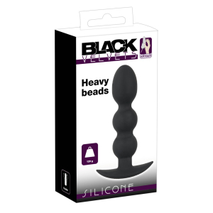 Plug lesté HEAVY VELVET de 120gr - 12 x 3.2 cm Noir