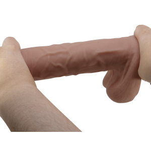 Gode Réaliste MENDEL 20.5 x 5cm Foncé