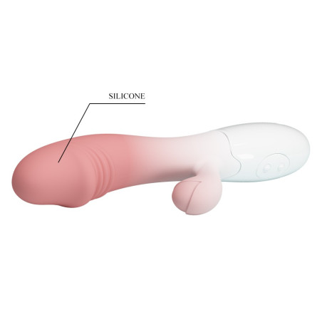Vibro Rabbit SNAPPY 9.5 x 3.2cm Bicolore