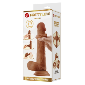 Gode réaliste TALLEN marron16 x 4 cm de Pretty Love 2