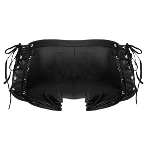 Boxer sexy avec lacets TIRENIS Noir