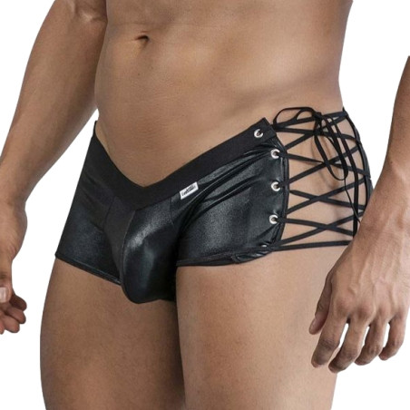 Boxer sexy avec lacets TIRENIS Noir