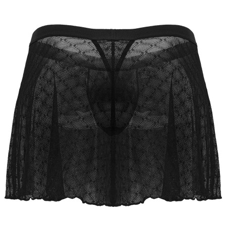 Jupe sexy pour homme GEOLIX Noire de Candyman