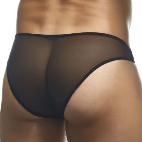 Slip mesh CLASSIC BIKINI Noir