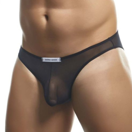 Slip mesh CLASSIC BIKINI Noir