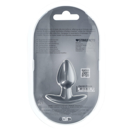 Plug en Silicone METALLY S 5 x 2.7cm Gris
