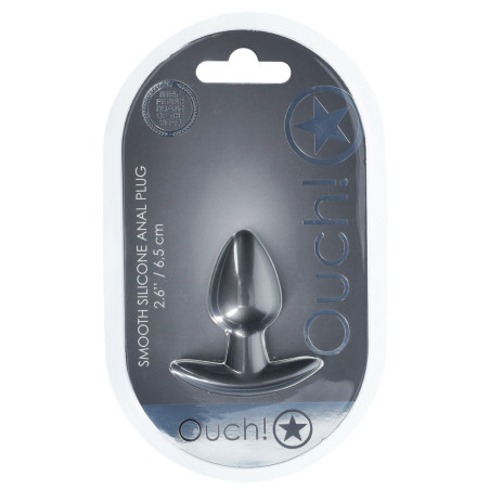 Plug en Silicone METALLY S 5 x 2.7cm Gris