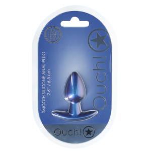 Plug en Silicone METALLY S 5 x 2.7cm Bleu
